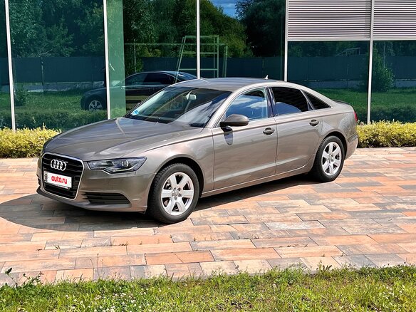 2013 Audi A6 IV (C7), серый, 1430000 рублей - вид 3