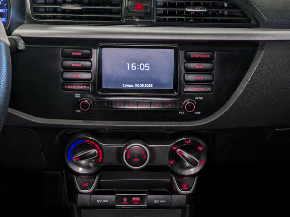 2017 Kia Rio IV, серебристый, 959900 рублей - вид 8