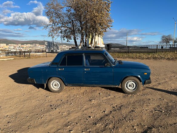 2004 Lada (ВАЗ) 2107, синий, 270000 рублей - вид 7