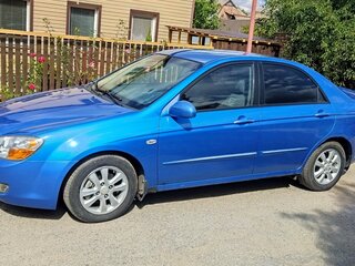 2007 Kia Cerato I Рестайлинг, синий, 370000 рублей, вид 3