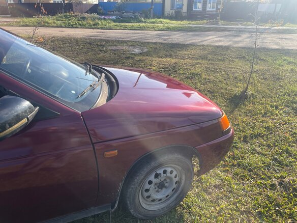 2005 Lada (ВАЗ) 2110, красный, 180000 рублей - вид 6