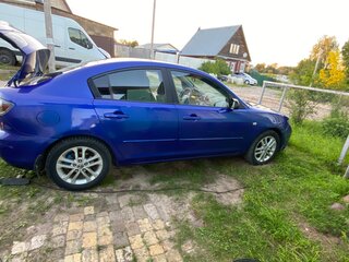2006 Mazda 3 I (BK) Рестайлинг, синий, 340000 рублей, вид 3