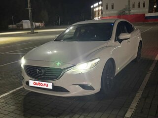 2017 Mazda 6 III (GJ) Рестайлинг, белый, 1670000 рублей, вид 2