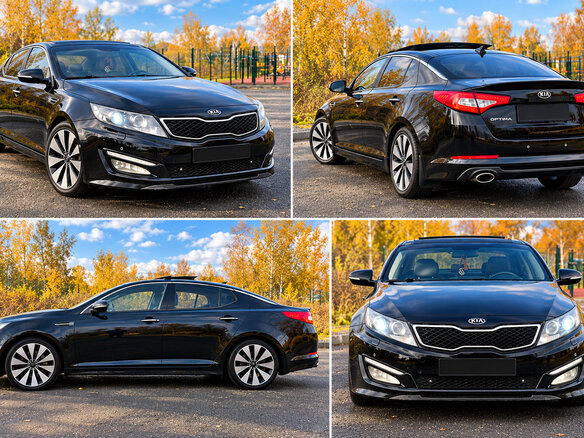 2012 Kia Optima III, чёрный, 1450000 рублей