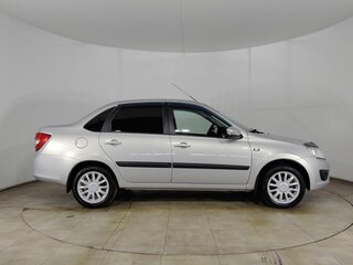 2017 Lada (ВАЗ) Granta I, серебристый, 655000 рублей, вид 4