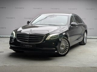2018 Mercedes-Benz S-Класс 450 Long VI (W222, C217) Рестайлинг, чёрный, 5297000 рублей, вид 1