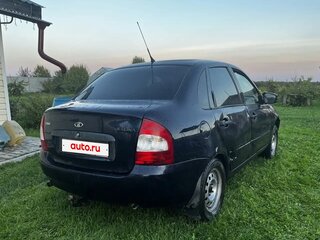 2007 Lada (ВАЗ) Kalina I, синий, 95000 рублей, вид 2