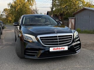 2019 Mercedes-Benz S-Класс 350 d Long VI (W222, C217) Рестайлинг, чёрный, 4980000 рублей, вид 3