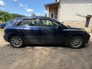 2008 Mazda 3 I (BK) Рестайлинг, синий, 550000 рублей, вид 4