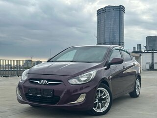 2012 Hyundai Solaris I, фиолетовый, 740000 рублей, вид 1