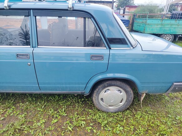 2005 Lada (ВАЗ) 2107, голубой, 175000 рублей - вид 9