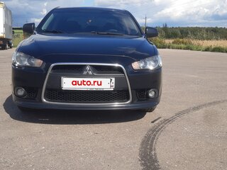 2012 Mitsubishi Lancer X Рестайлинг, чёрный, 1140000 рублей, вид 4