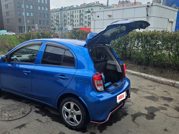 2011 Nissan March IV (K13), синий, 750000 рублей - вид 4