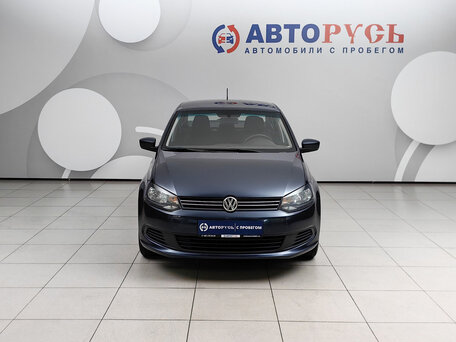 2015 Volkswagen Polo V, синий, 799000 рублей, вид 3