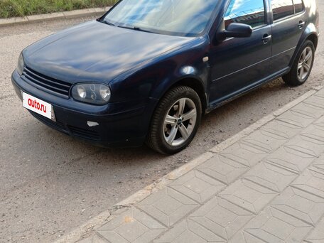 1998 Volkswagen Golf IV, синий, 230000 рублей, вид 2
