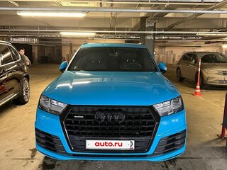 2019 Audi Q7 II (4M), голубой, 6000000 рублей, вид 1