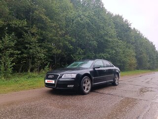 2006 Audi A8 Long II (D3) Рестайлинг, чёрный, 950000 рублей, вид 2