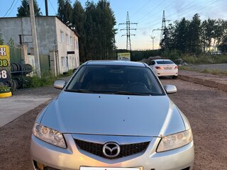 2005 Mazda 6 I (GG) Рестайлинг, серебристый, 270000 рублей, вид 4