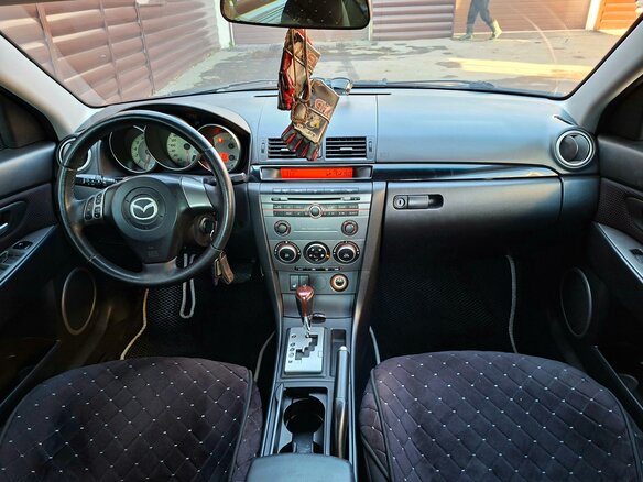 2007 Mazda 3 I (BK) Рестайлинг, чёрный, 675000 рублей - вид 15