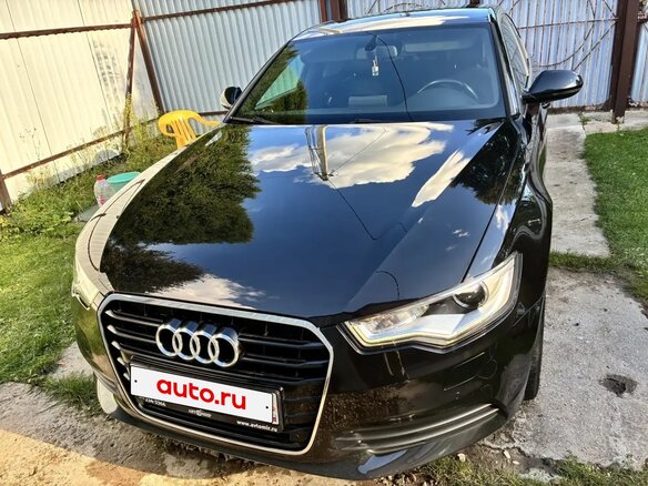 2014 Audi A6 IV (C7), чёрный, 1650000 рублей - вид 4