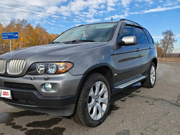 2005 BMW X5 3.0i I (E53) Рестайлинг, серый, 1265000 рублей