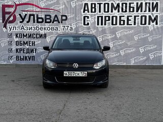 2013 Volkswagen Polo V, чёрный, 899000 рублей, вид 2
