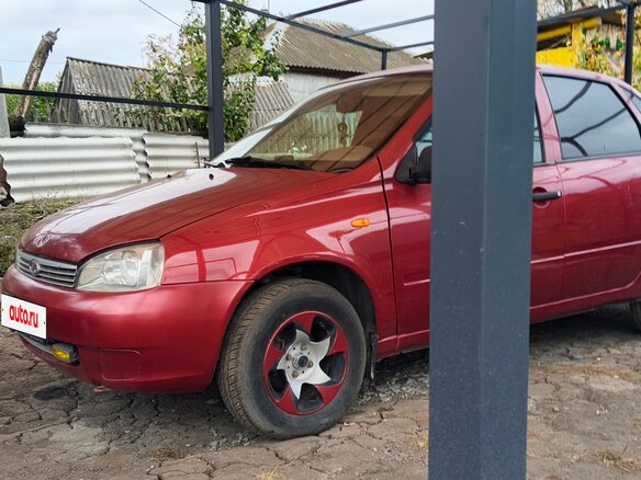 2006 Lada (ВАЗ) Kalina I, красный, 255000 рублей