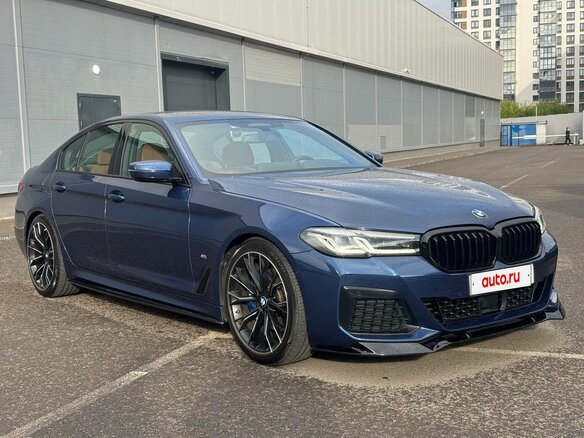 2020 BMW 5 серии 520i VII (G30/G31/G38) Рестайлинг, синий, 4290000 рублей - вид 6
