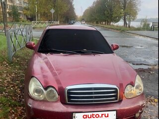 2005 Hyundai Sonata ТагАЗ IV (EF) Рестайлинг, красный, 125000 рублей, вид 2