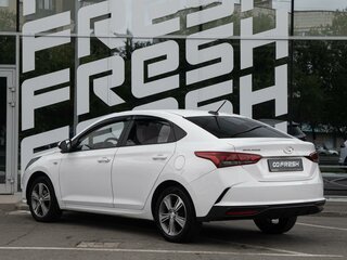 2021 Hyundai Solaris II Рестайлинг, белый, 1119000 рублей, вид 2