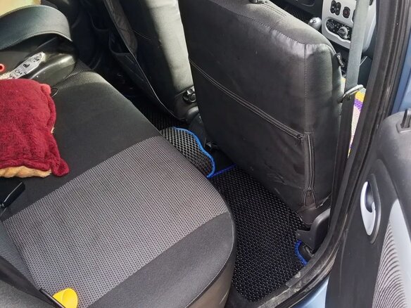 2011 Renault Logan I Рестайлинг, синий, 550000 рублей - вид 6