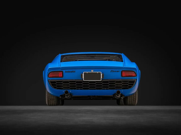 1967 Lamborghini Miura, синий - вид 3