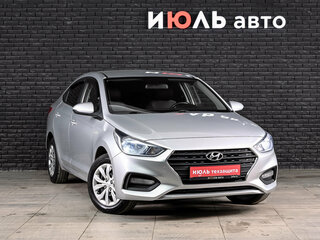 2018 Hyundai Solaris II, серебристый, 1180000 рублей, вид 3