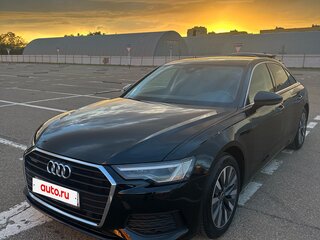 2021 Audi A6 45 TFSI V (C8), чёрный, 3870000 рублей, вид 1