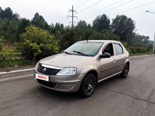2011 Renault Logan I Рестайлинг, бежевый, 470000 рублей, вид 3