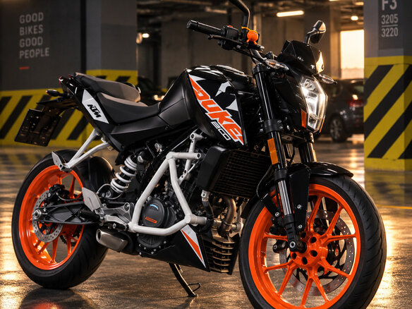 2021 KTM 200 Duke, чёрный, 320000 рублей