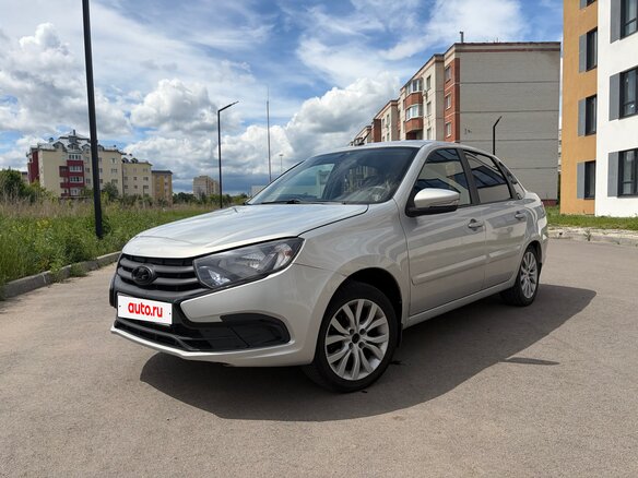 2018 Lada (ВАЗ) Granta I Рестайлинг, серебристый, 545000 рублей