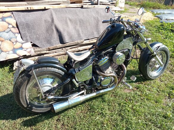 1993 Honda Steed 400, чёрный, 320000 рублей - вид 2