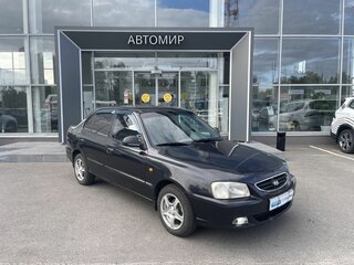 2007 Hyundai Accent ТагАЗ II, чёрный, 340000 рублей, вид 3
