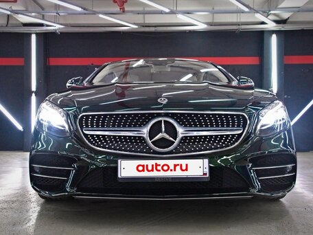 2019 Mercedes-Benz S-Класс 450 4MATIC VI (W222, C217) Рестайлинг, синий, 8000000 рублей, вид 2