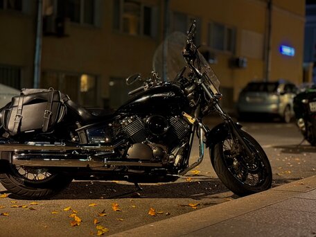 2008 Yamaha XVS1100, чёрный, 610000 рублей, вид 1