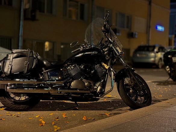 2008 Yamaha XVS1100, чёрный, 610000 рублей - вид 1