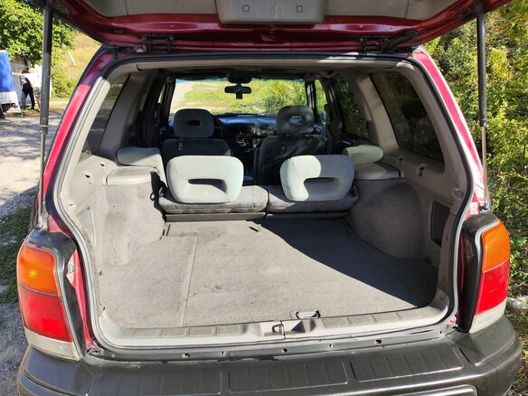 1998 Subaru Forester I, чёрный, 320000 рублей - вид 8