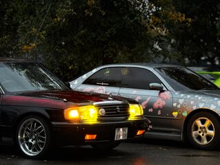 1994 Toyota Crown VIII (S130), чёрный, 610000 рублей, вид 4
