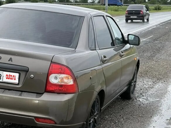 2017 Lada (ВАЗ) Priora I Рестайлинг, коричневый, 666000 рублей - вид 3