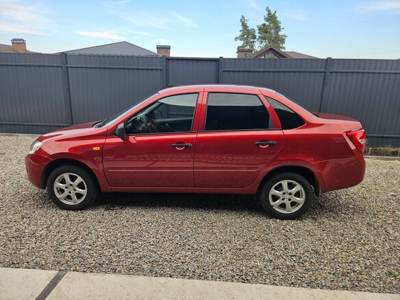 2012 Lada (ВАЗ) Granta I, серебристый, 490000 рублей - вид 6