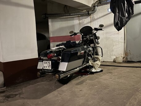 2001 Harley-Davidson Road King, синий, 650000 рублей, вид 4
