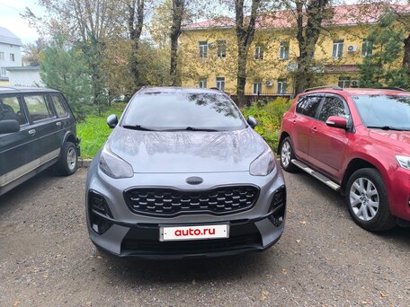 2021 Kia Sportage IV Рестайлинг, серый, вид 2