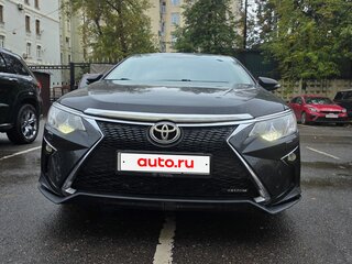 2015 Toyota Camry VII (XV50) Рестайлинг, чёрный, 1950000 рублей, вид 4