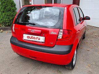 2007 Hyundai Getz I Рестайлинг, красный, 760000 рублей, вид 4